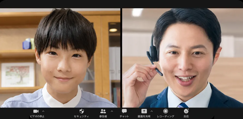 学校の進度に合わせて専任教師が完全１対１で授業