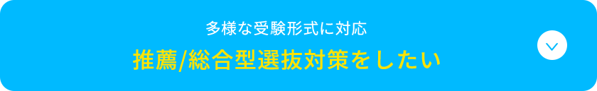 多様な受験形式に対応 推薦／総合型選抜対策をしたい